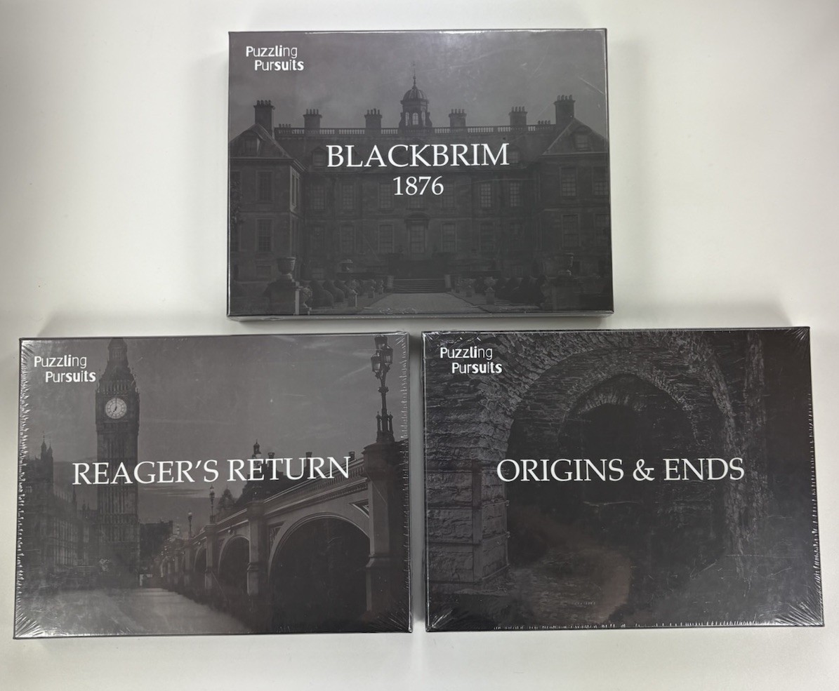 Puzzling Pursuits Blackbrim 1876 + Reagers Return + Origins &Ends 3 Game Trilogy