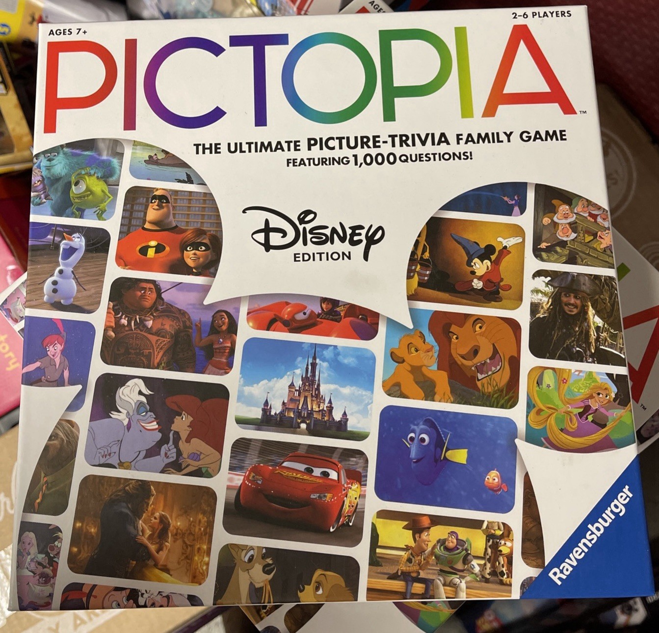 NEW Pictopia Disney Edition The Ultimate Picture Trivia Family Game Ravensburger