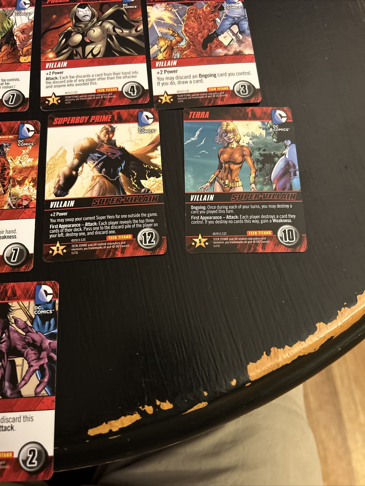 2015 DC Comics Teen Titans Deck Game Villain Card Lot Of 27 Different Cards!