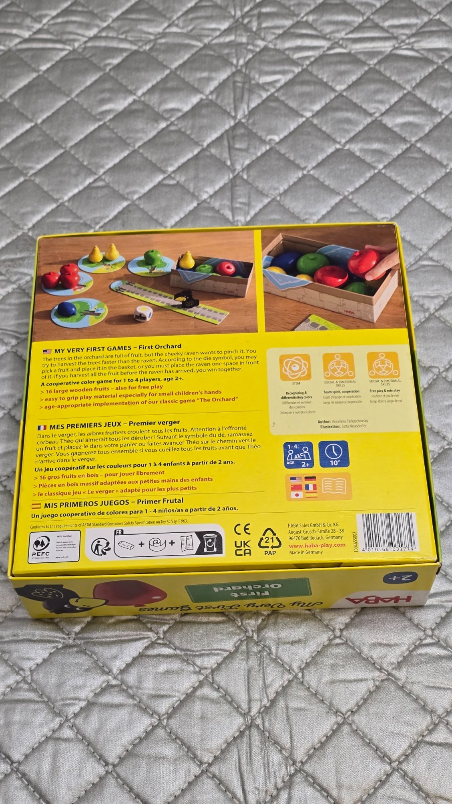 Haba My Very First Games First Orchard – Made in Germany – Complete – Nice!