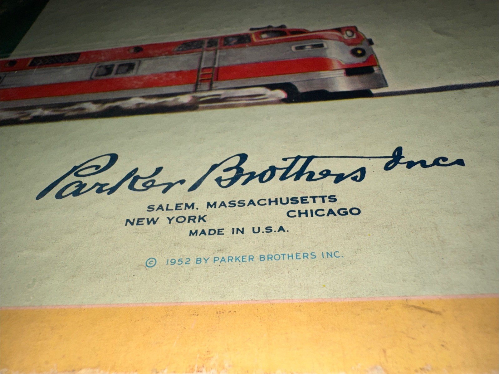 Vintage Parker Brothers Across the Continent Board Game Complete