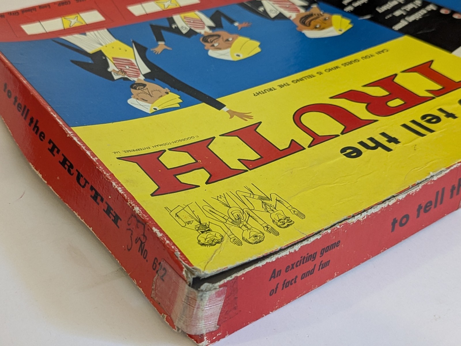 RARE vintage board game To Tell the Truth 1960’s Lowell Toy Mfg