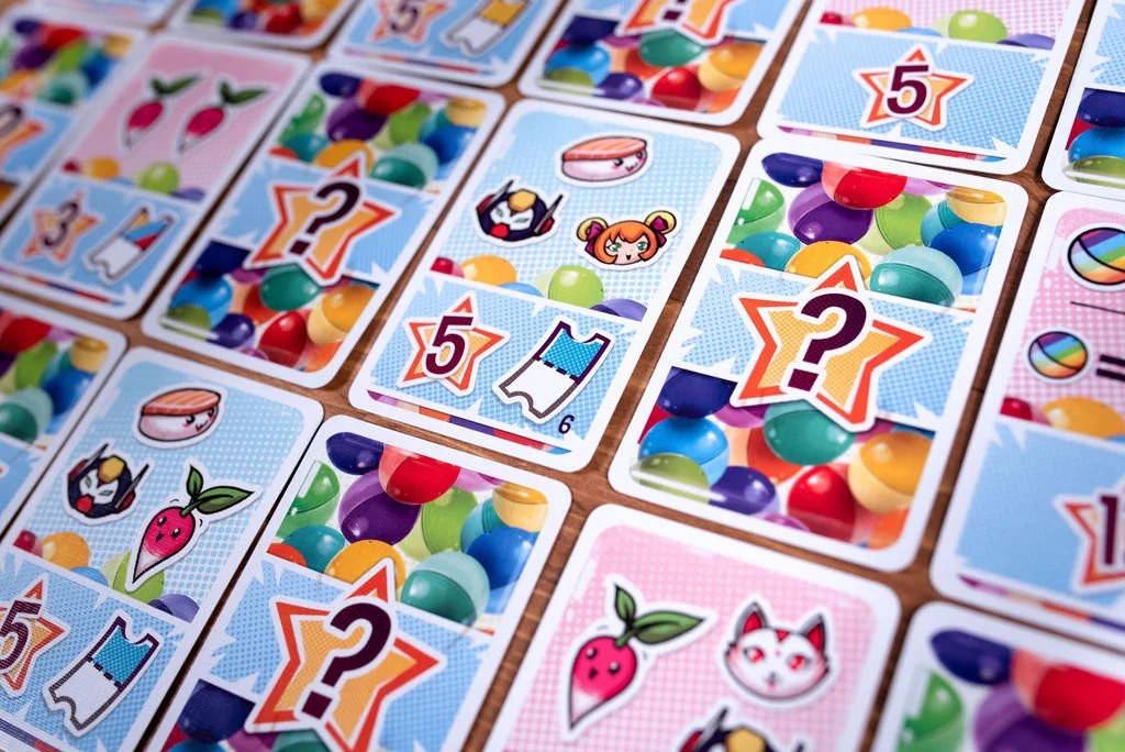 Gasha Family Card Game for 2 to 6 Players Collect Gashapons to Create Sets