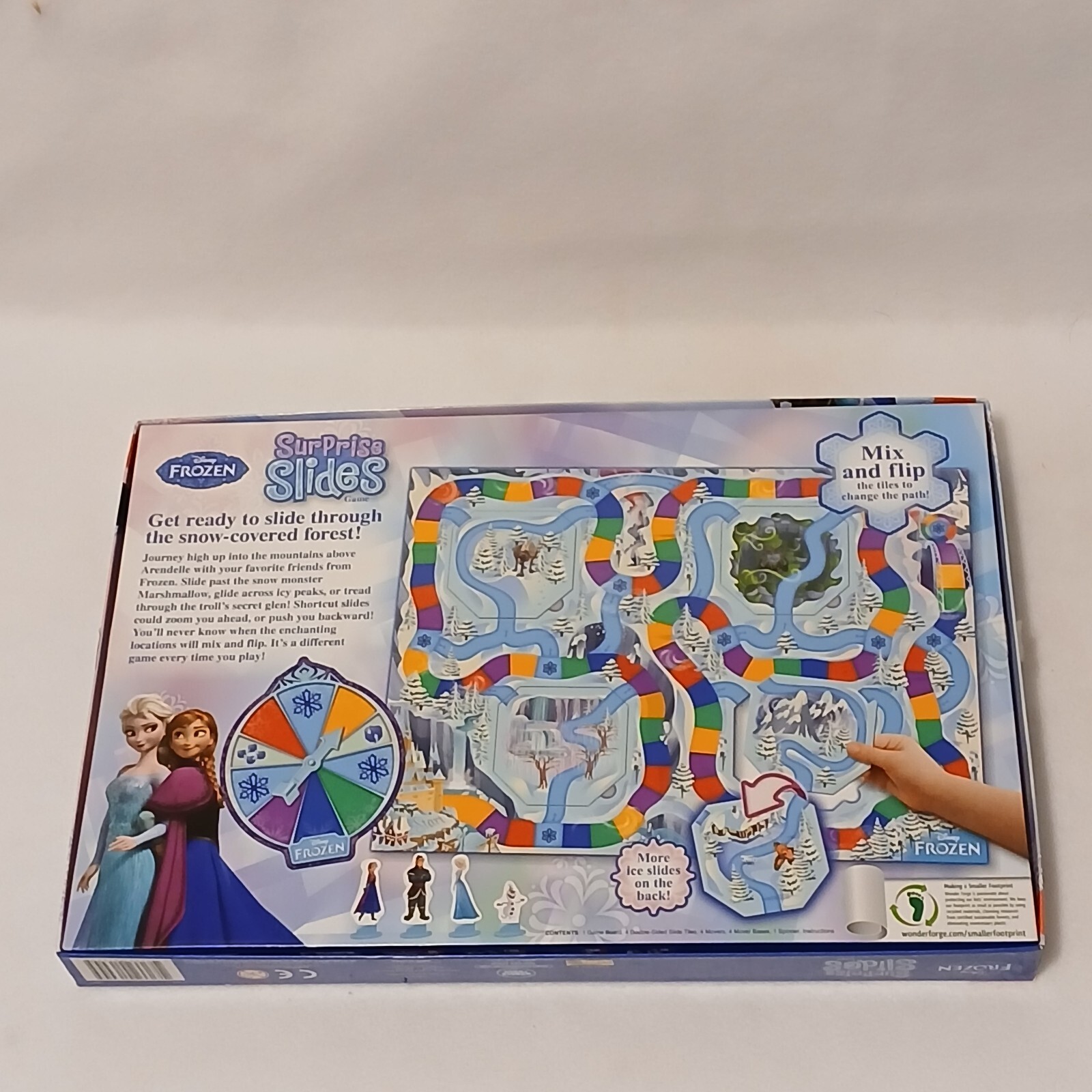 Disney Frozen Surprise Slides Board Game Complete 2 to 4 players ages 3 and up