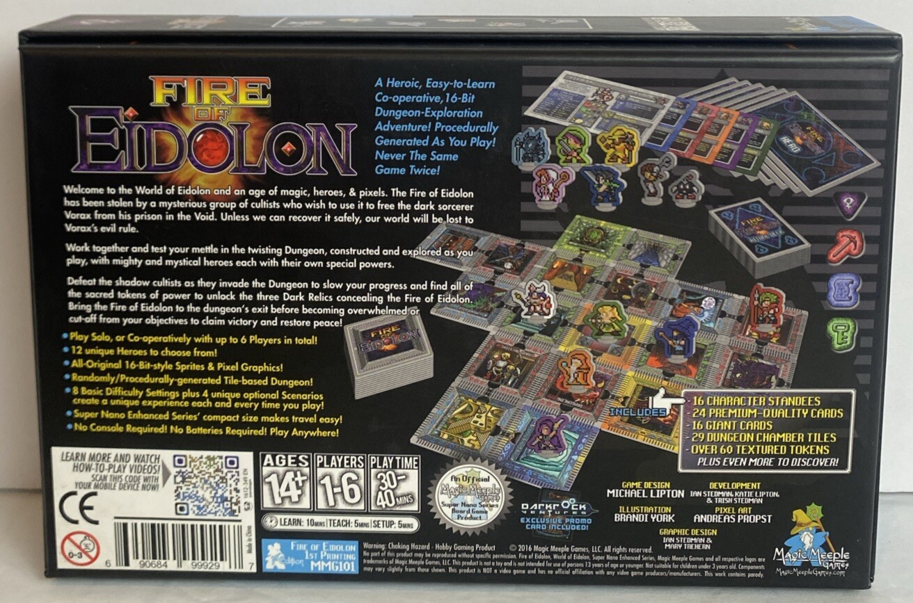 Fire Of Eidolon Board Game – Super Nano Enhanced Series by Magic Meeple Games