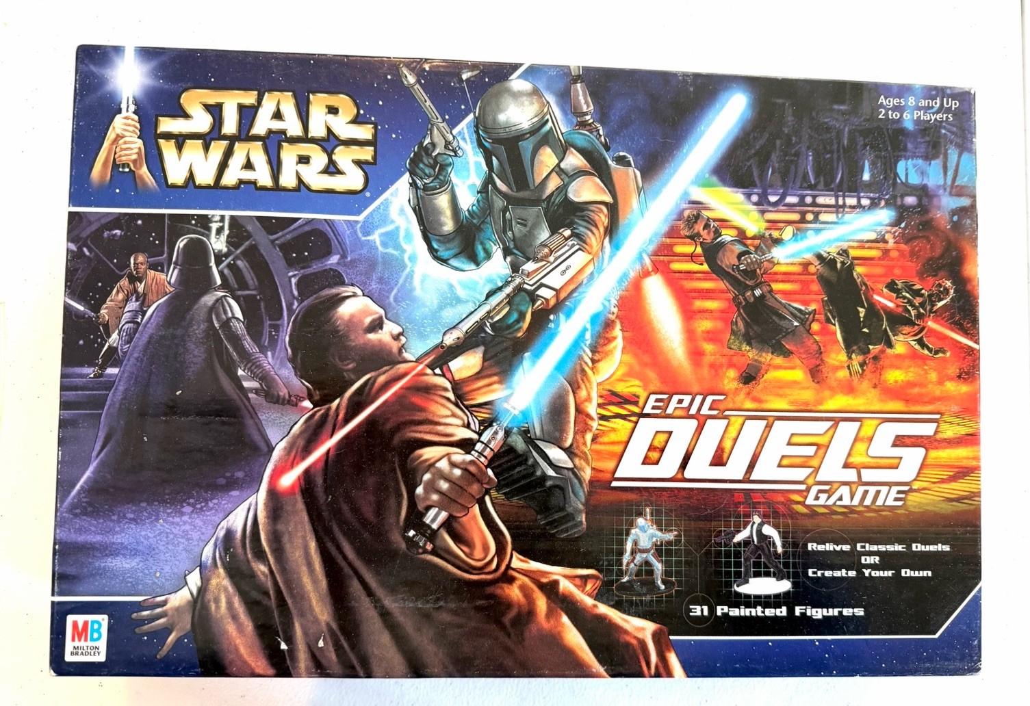 Milton Bradley Star Wars Epic Duels Game Mostly Everything Sealed Or Unpunched