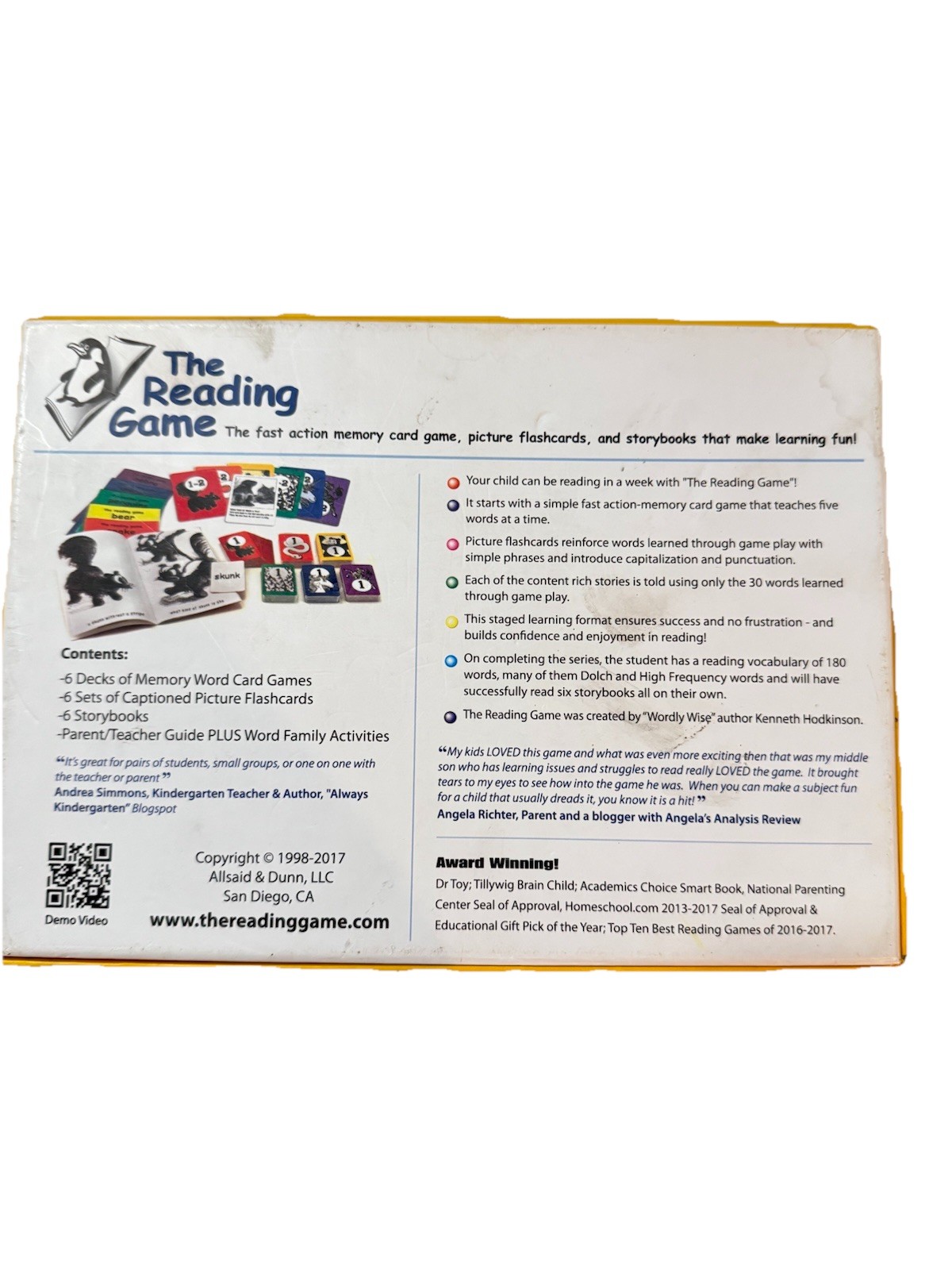 THE READING GAME The Reading Game