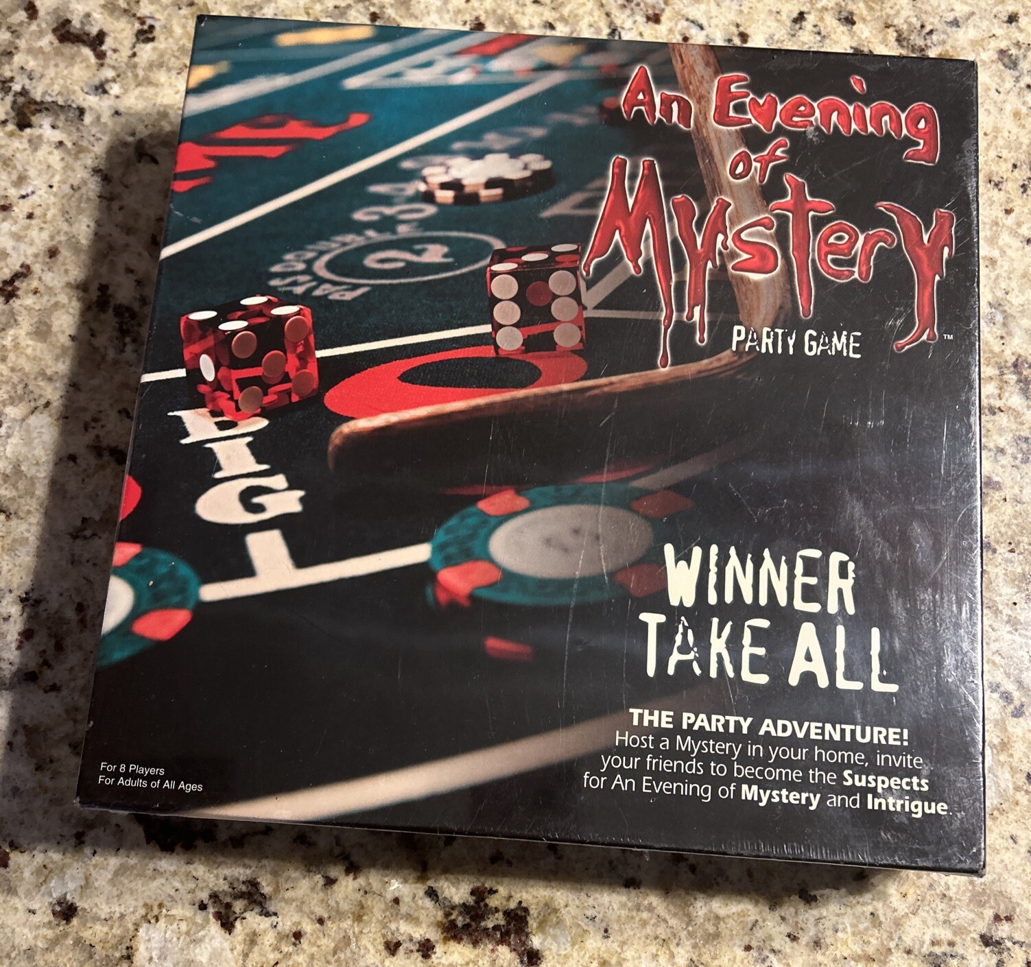 An Evening of Mystery Party Game Winner Take All 8 Adult Players