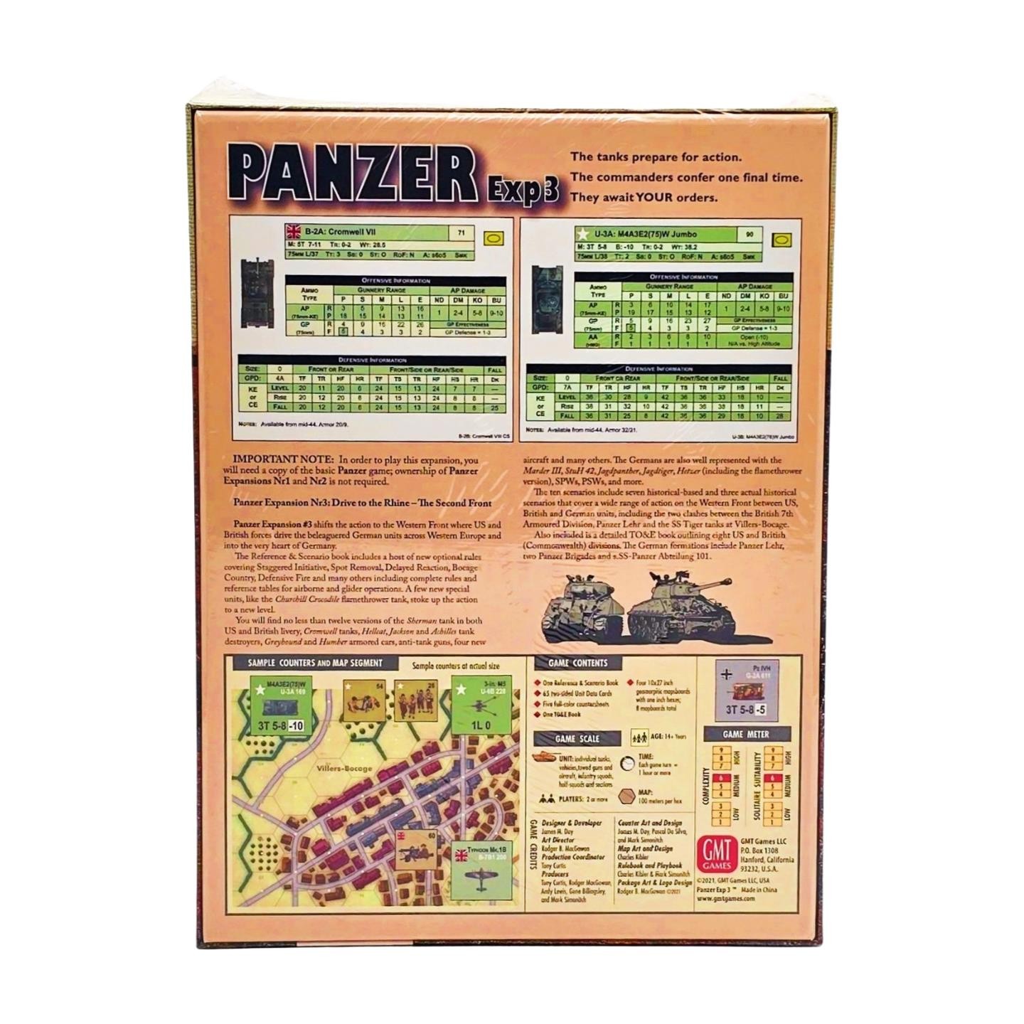 Panzer Expansion #3, 2nd Printing by GMT Games – SEALED