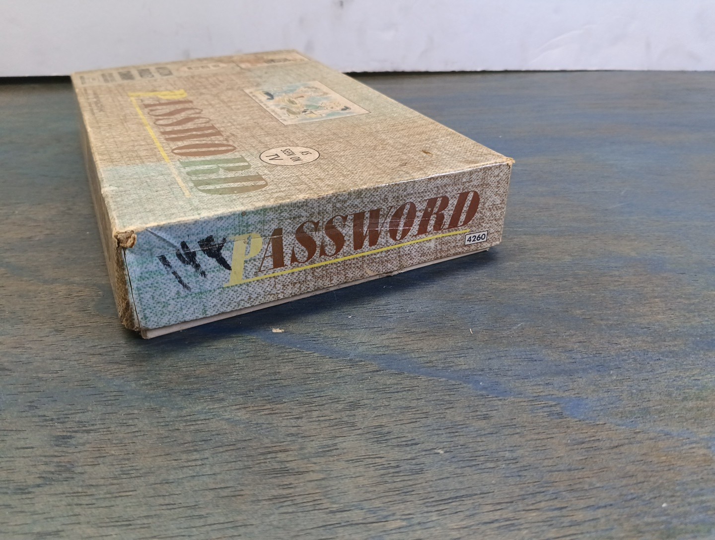 Vintage 1962 Milton Bradley Password Game 4260 – Missing One Answer Sleeve