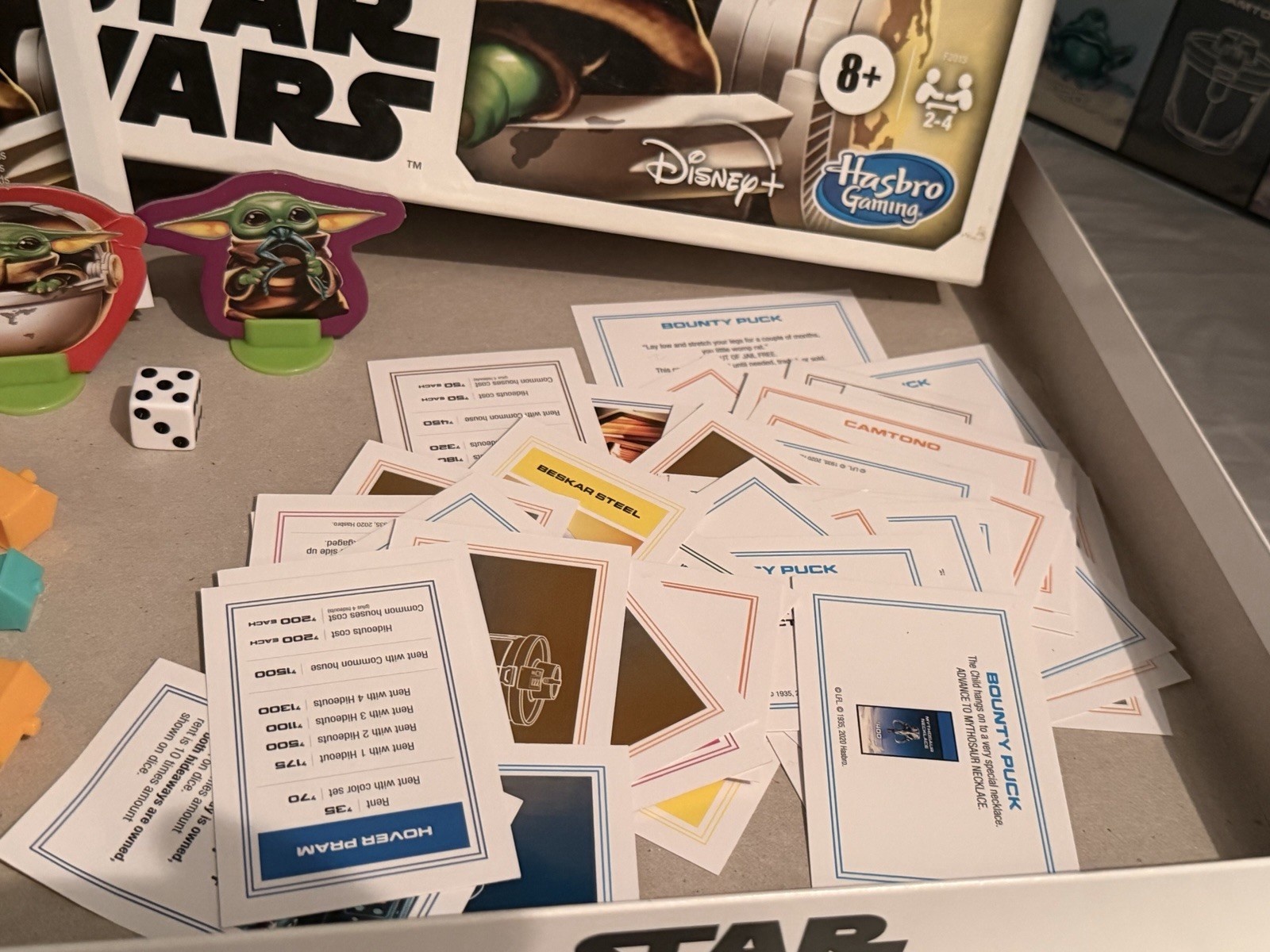 Monopoly Star Wars The Mandalorian Grogu Board Game Child Edition Complete