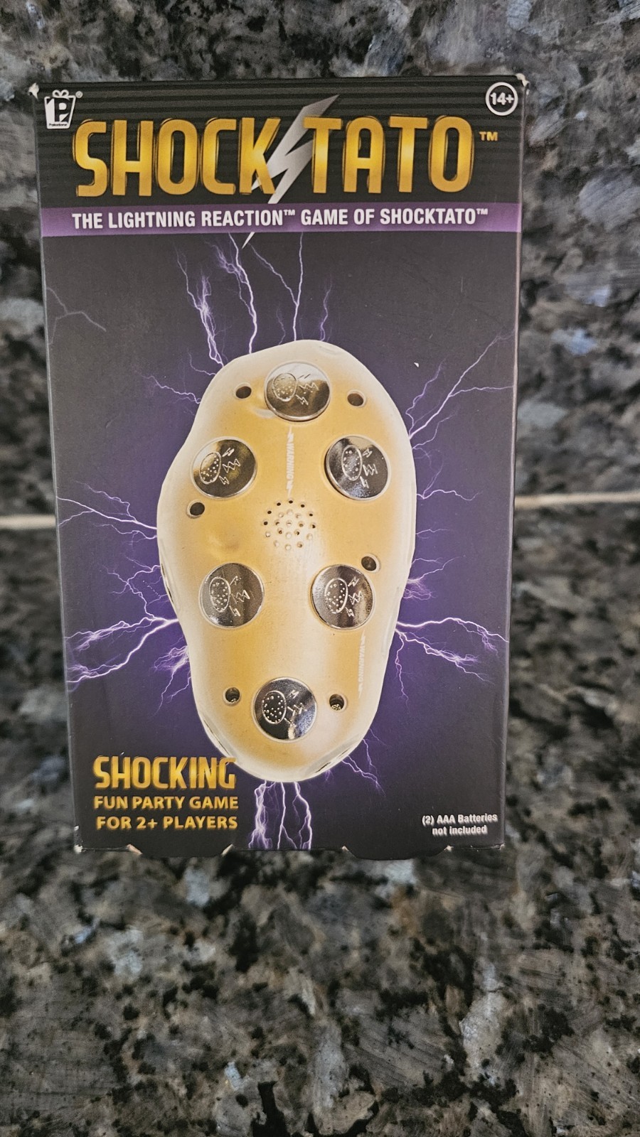 Shocktato The Lightning Reaction Funny Game 2+ Players Shocking Open Box Tested