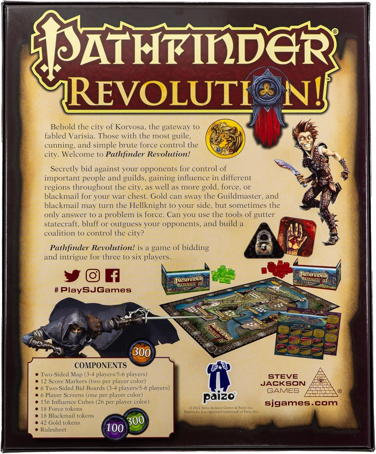 Pathfinder Revolution Bidding Board Game