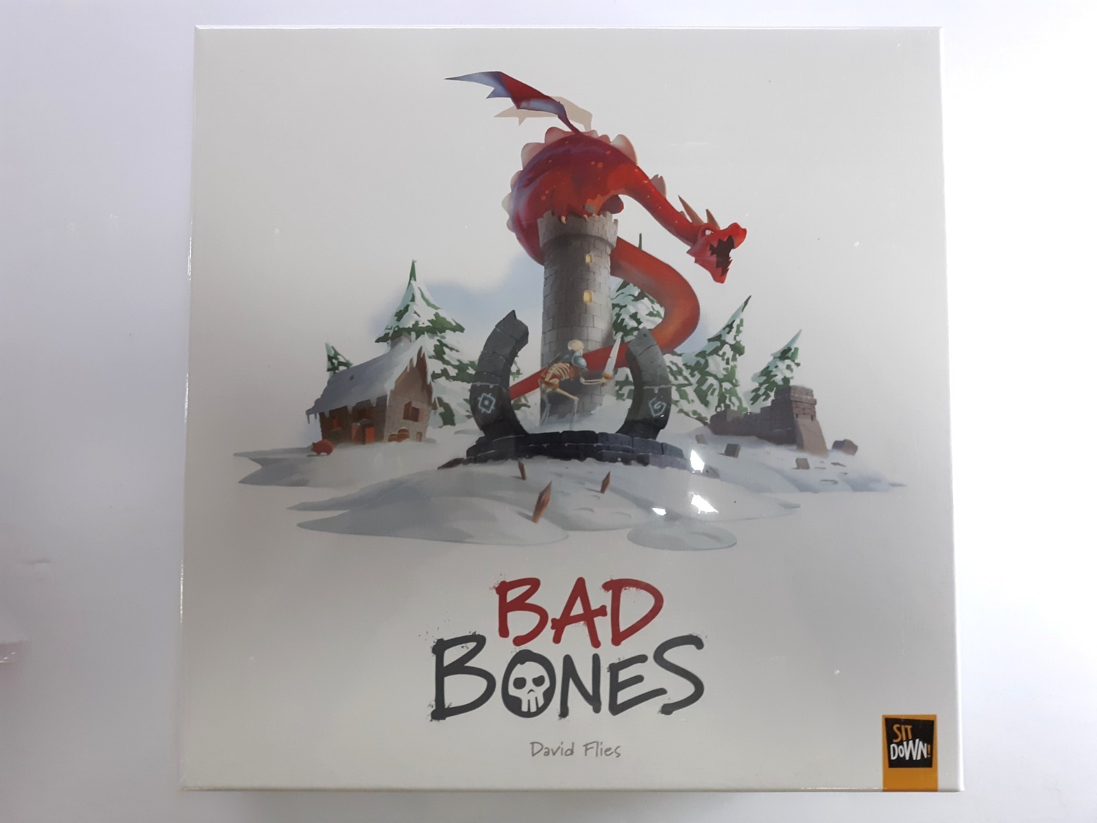 BAD BONES 2018 NEW Sit Down! / Dude Games 1-6 Players Weight 6 lbs Board Game SW