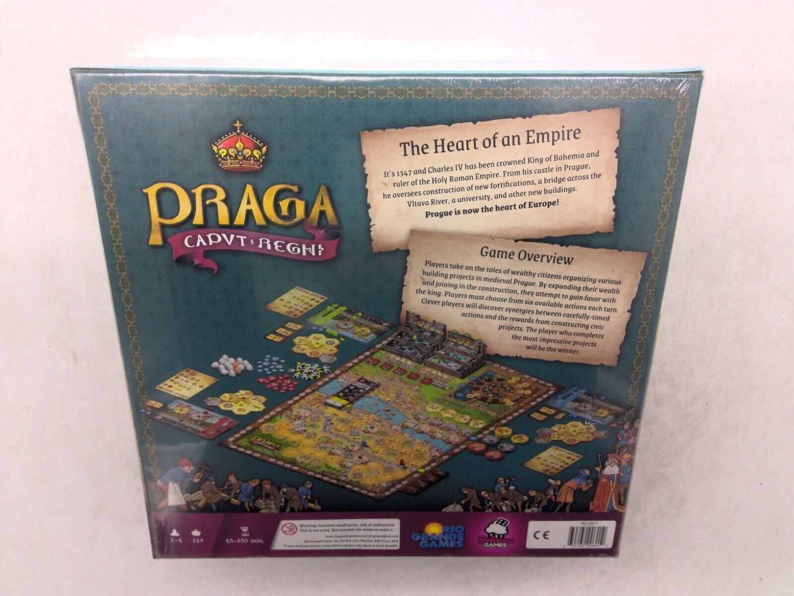 Praga Caput Regni Board Game – 2020 – Brand New & Sealed (damaged box)