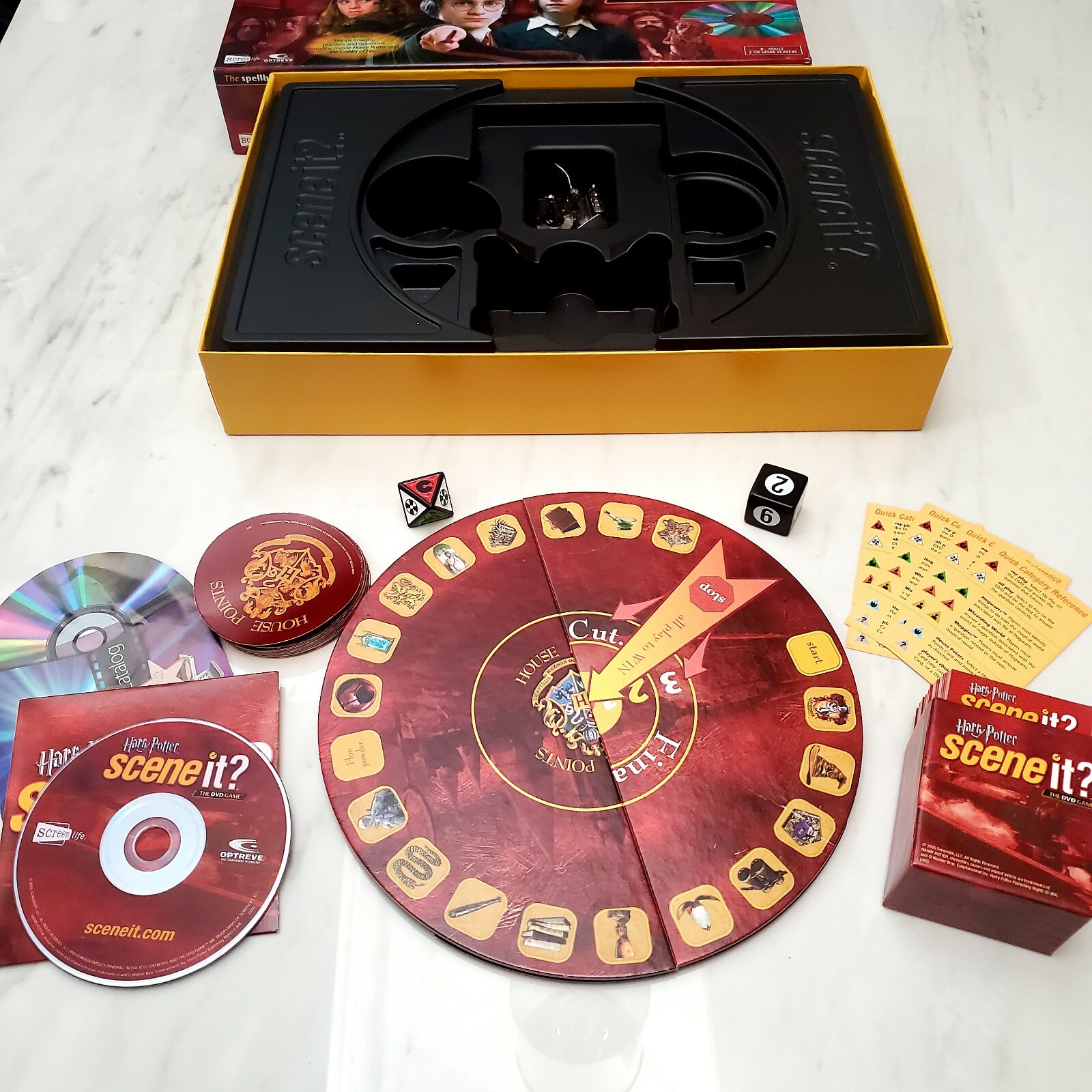 Harry Potter Scene It? The DVD Game 2005 – 1st Edition Parts Complete -No Instr.