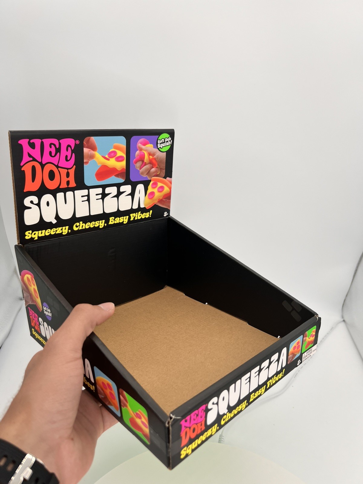 AUTHENTIC NeeDoh SQUEEZZA Pizza Slice Squishy Toy Nee Doh Fidget Toy BRAND NEW