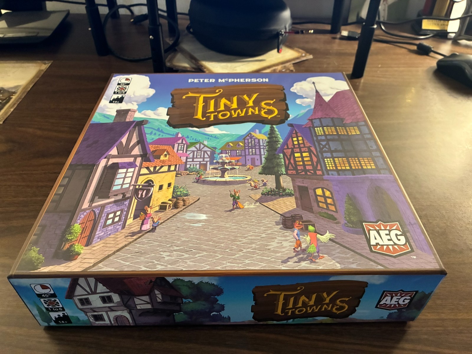 Tiny Towns Board Game AEG Peter McPherson 2019 – Complete Opened Sealed