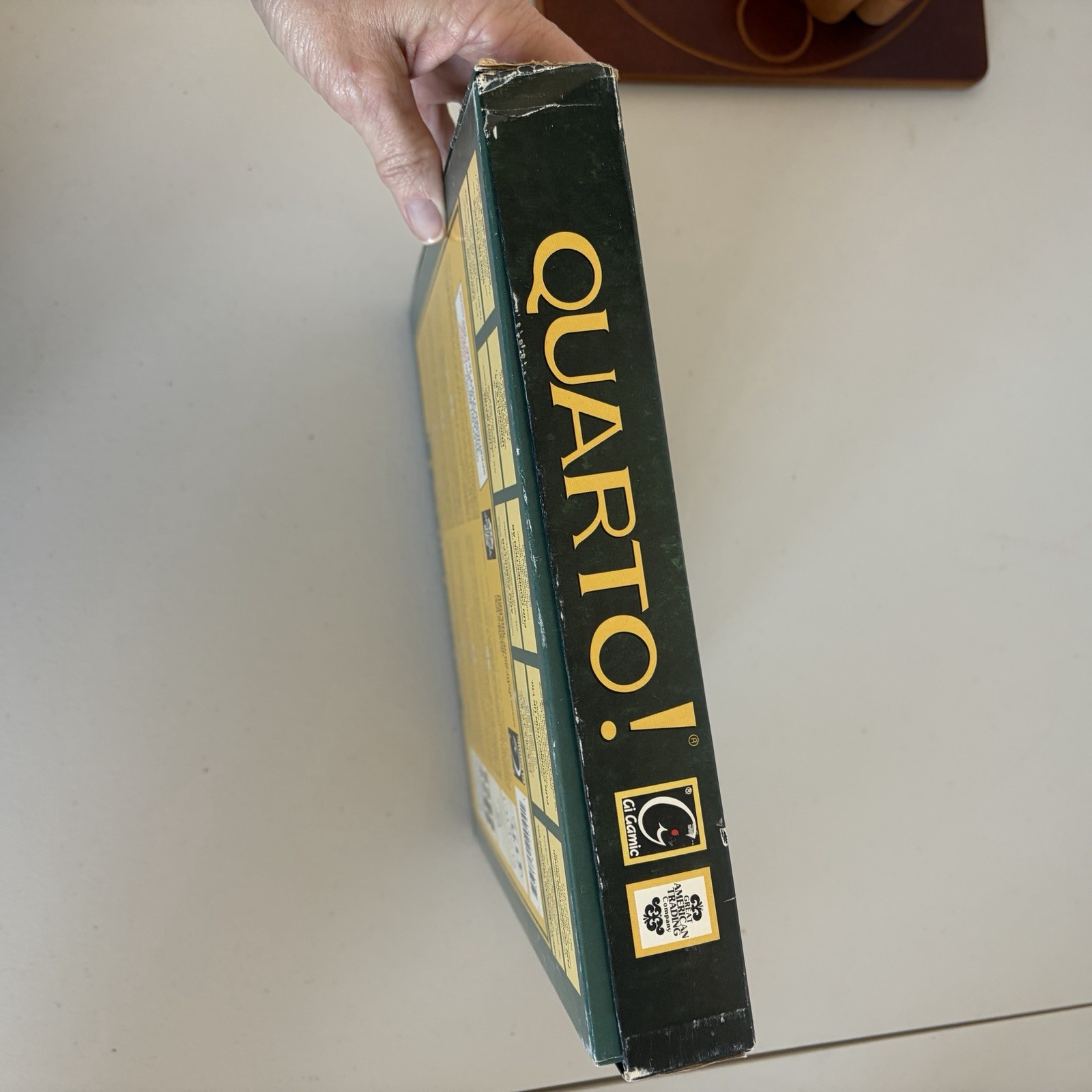 QUARTO! Wooden Board Game Vintage 1993 Gigamic, Mensa Select Complete!