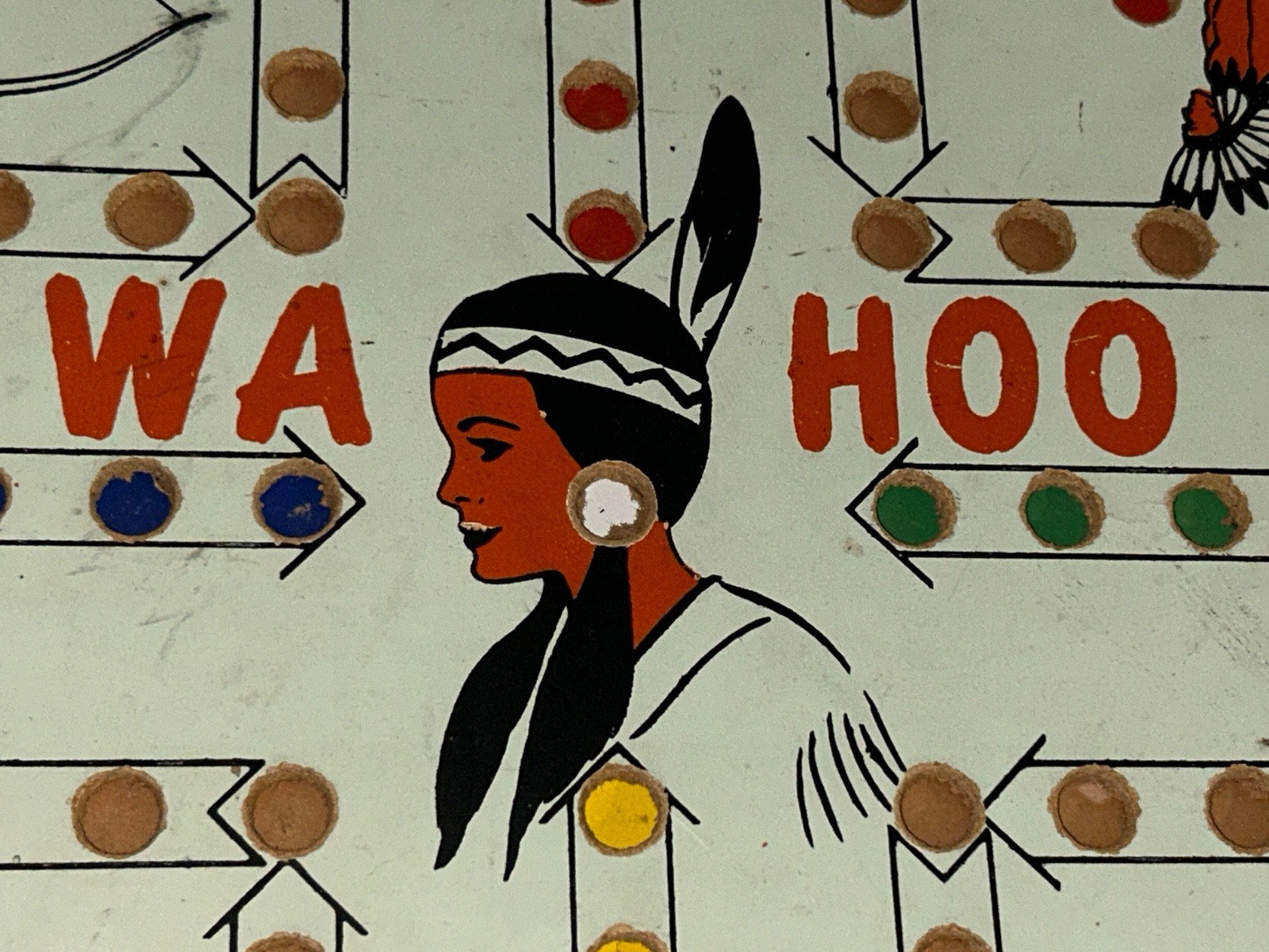 Vintage Creative Ideas Inc. WA HOO Marble Board Game, BOARD ONLY, Gatesville TX