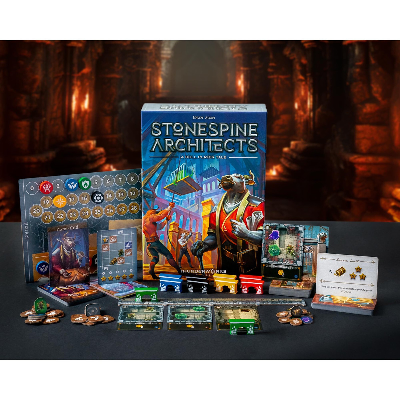 Stonespine Architects Board Game by Thunderworks