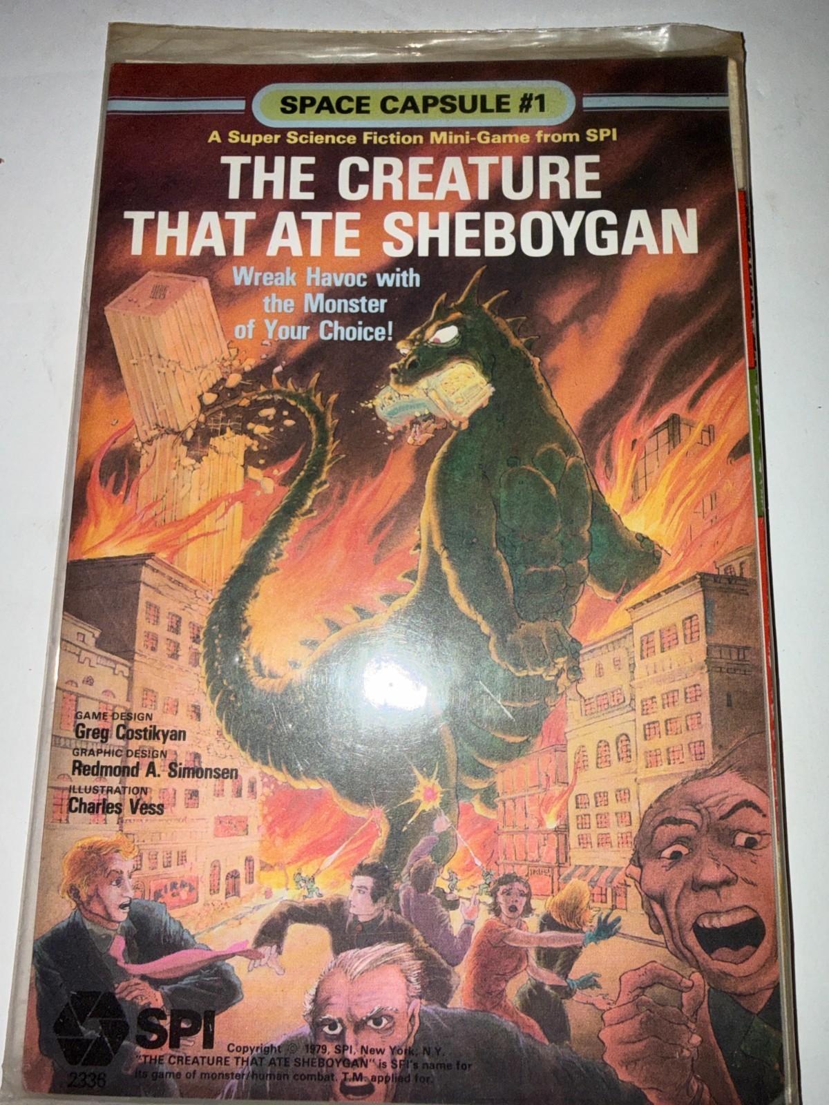 SPI The Creature That Ate Sheboygan Sci-Fi Game Unpunched
