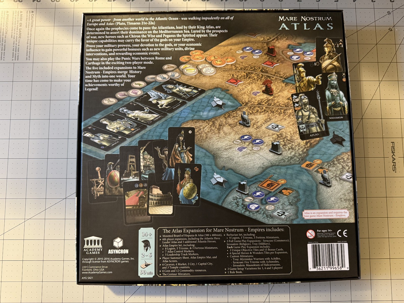 Mare Nostrum 2 games- Atlas and Empire (Open Box)