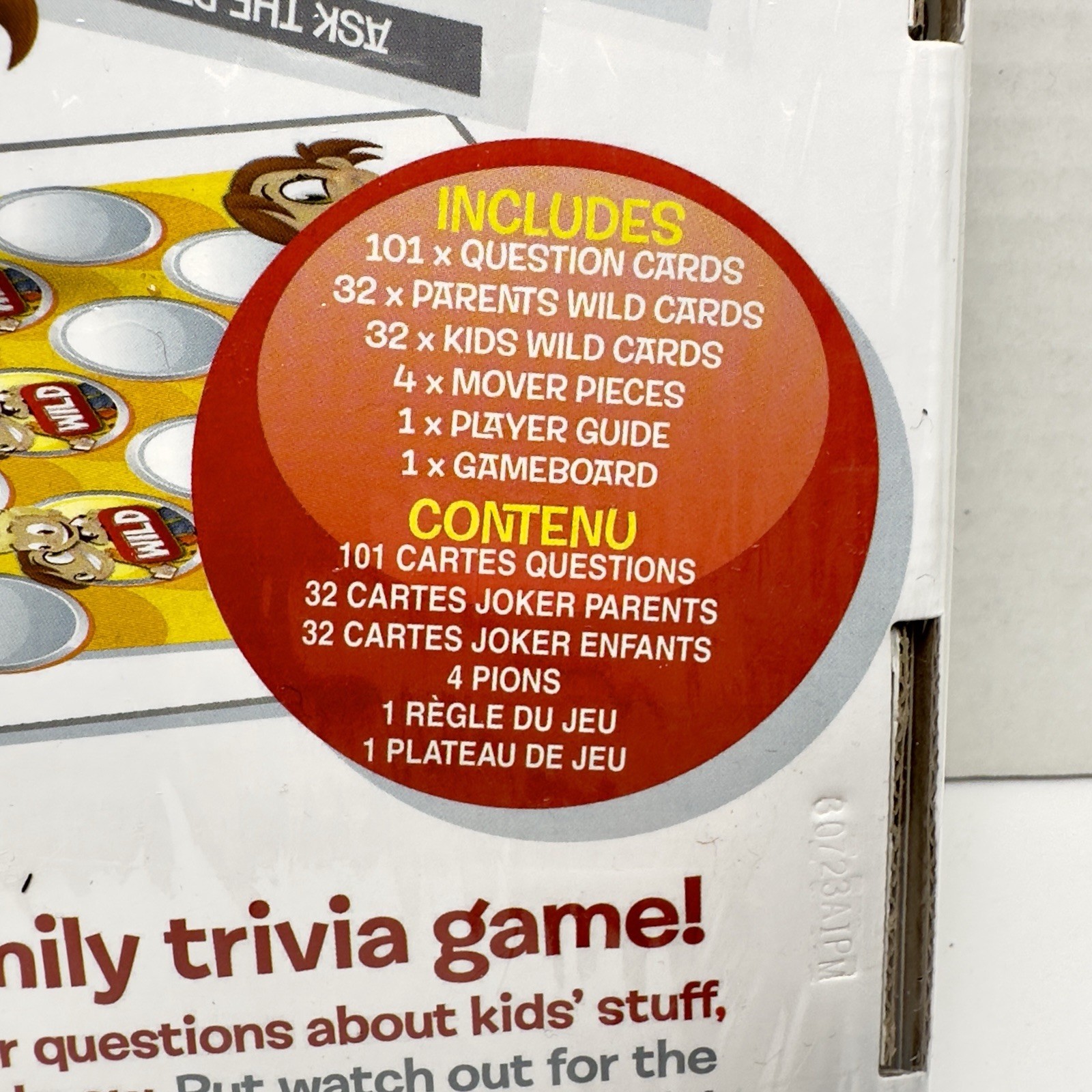 Sealed BEAT THE PARENTS Family Trivia Fun Board Game Ages 6+ Kids vs. Grown-Ups!