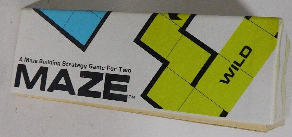 MAZE Building Strategy Game For Two 1983 VTG Puzzle Game NOS Open Box