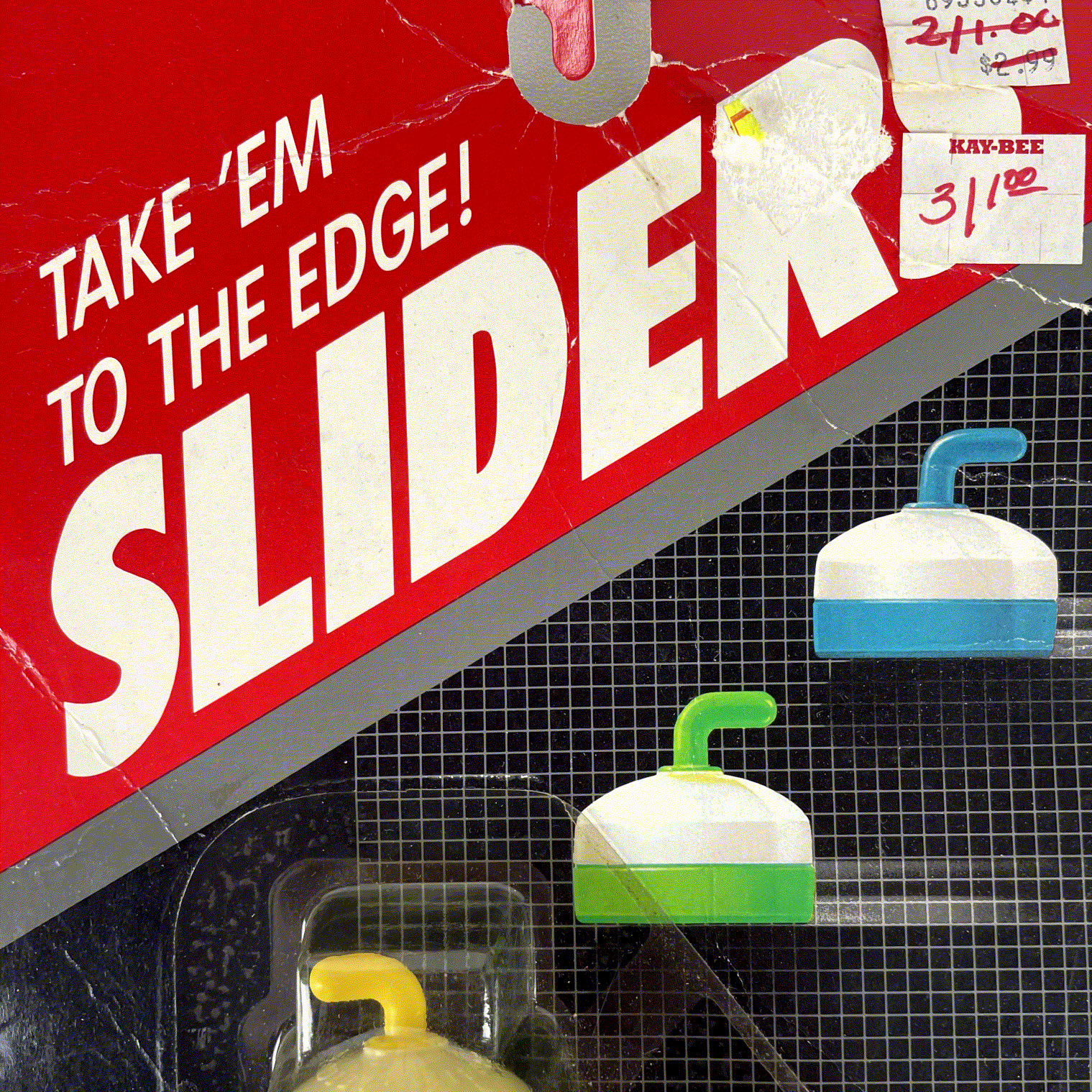 SLIDERS Milton Bradley Dexterity Game 1+ Players Ages 8+ Plastic 1985