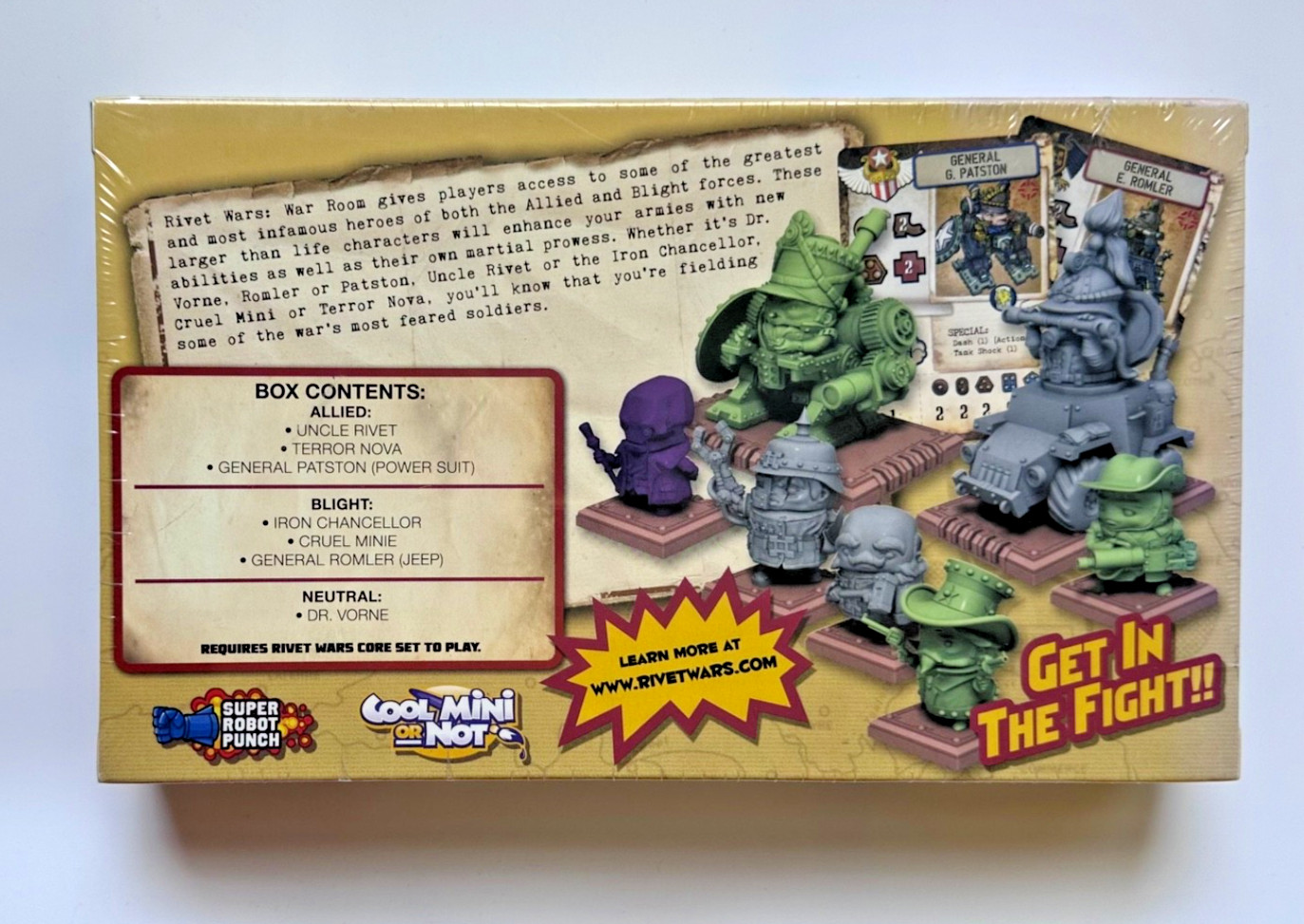 Rivet Wars War Room Expansion CMON Miniatures Board Game NEW