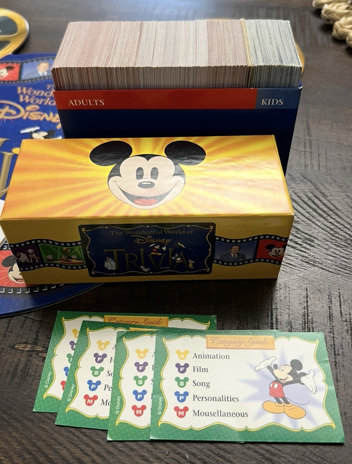 The Wonderful World Of Disney Trivia Board Game Complete