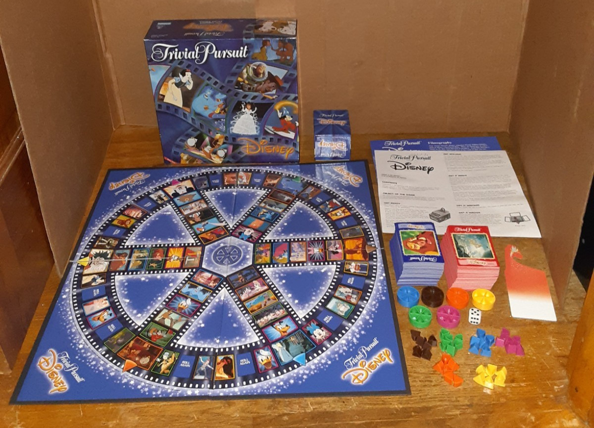 2002 DISNEY TRIVIA PURSUIT THE ANIMATED PICTURE EDITION GAME PARKER BROTHER