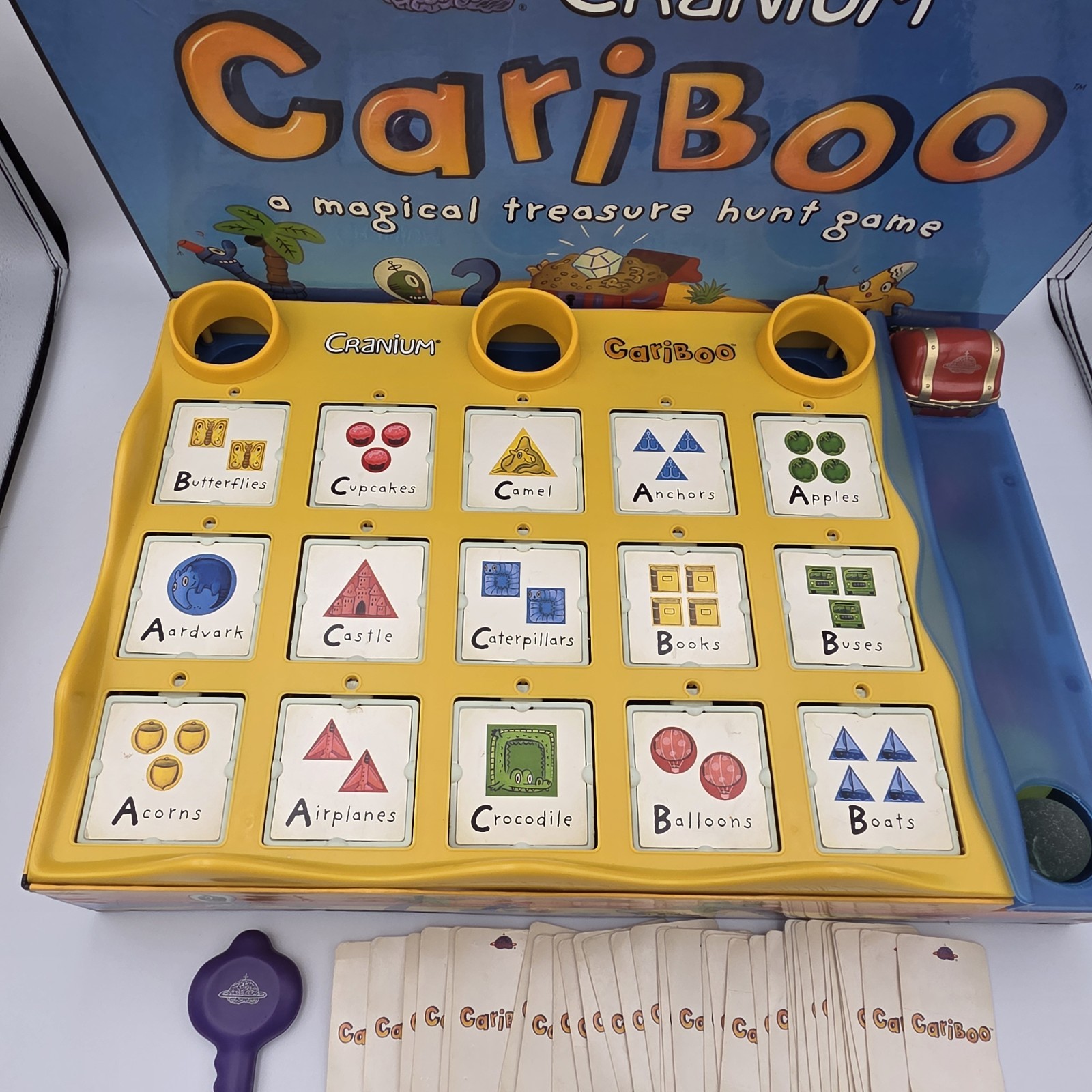 Incomplete Cranium Cariboo Magical Treasure Hunt Board Game 2002 Beginner