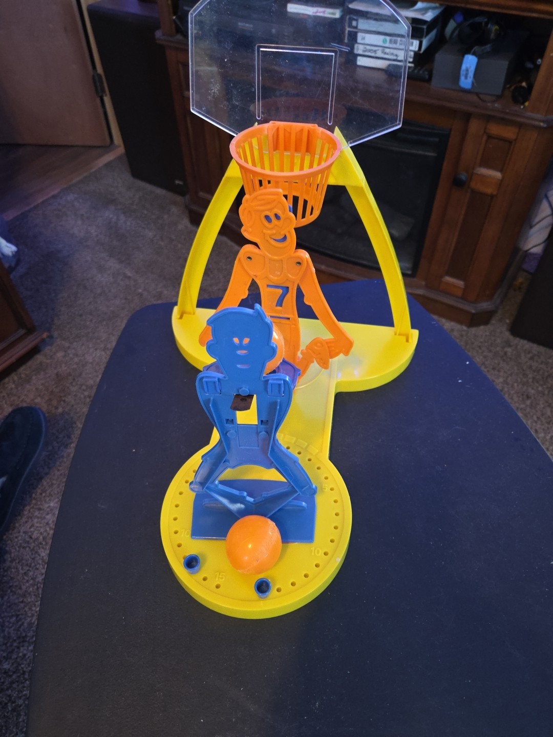 IDEAL SURE SHOT BASKETBALL GAME 1970 BOXED COMPLETE RETRO