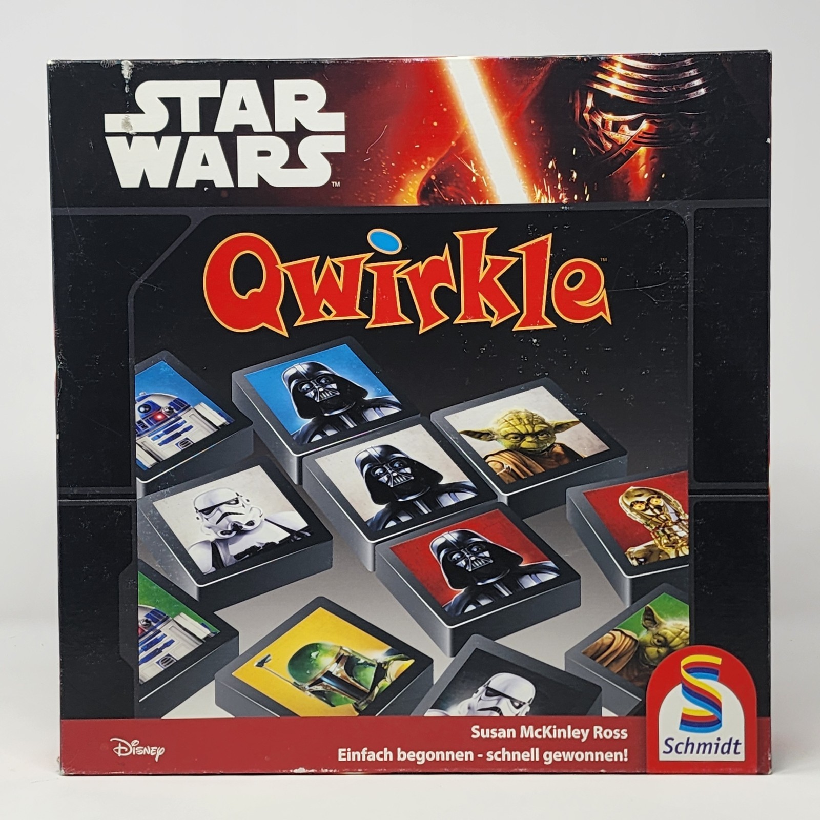 Star Wars Qwirkle European Edition Strategy Board Game Schmidt 2015 Complete OOP