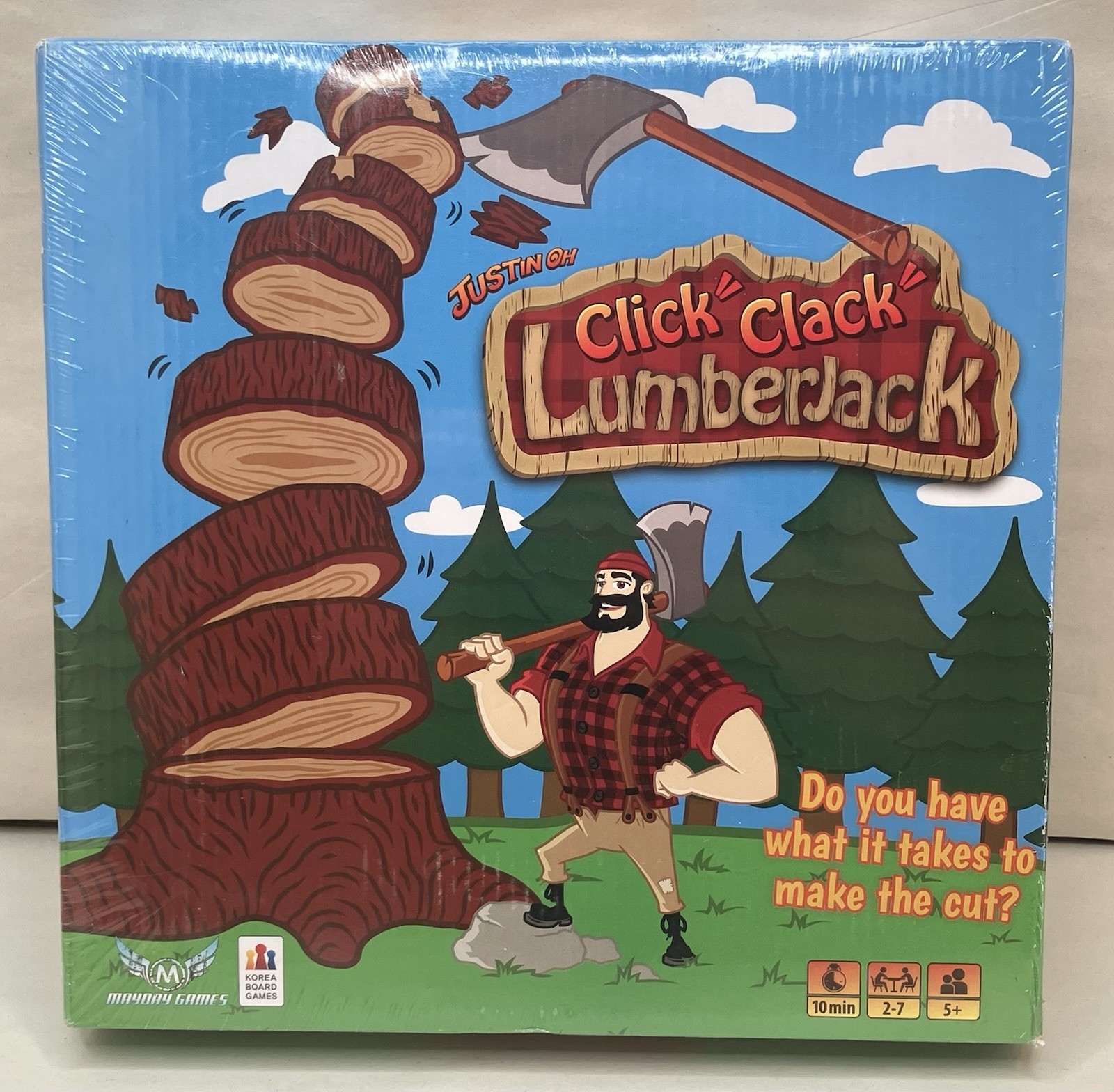 Click Clack Lumberjack Mayday Games Family Game 2011 Kickstarter New Sealed