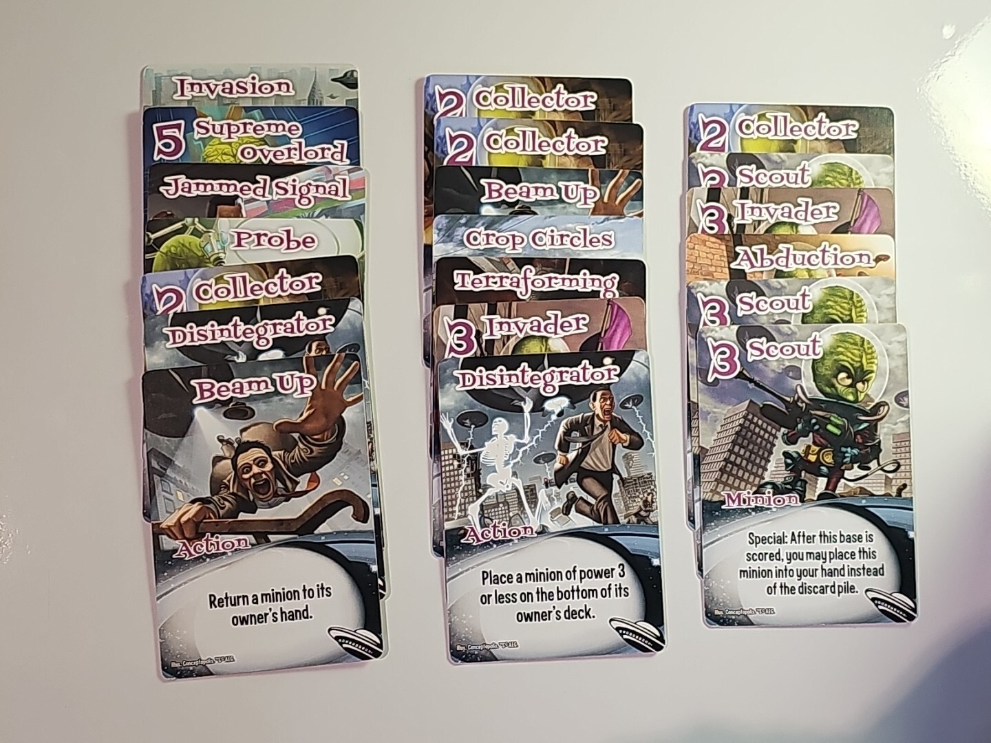 Smash Up ALIENS Faction Pack – Alderac Entertainment Group REPLACEMENT SET