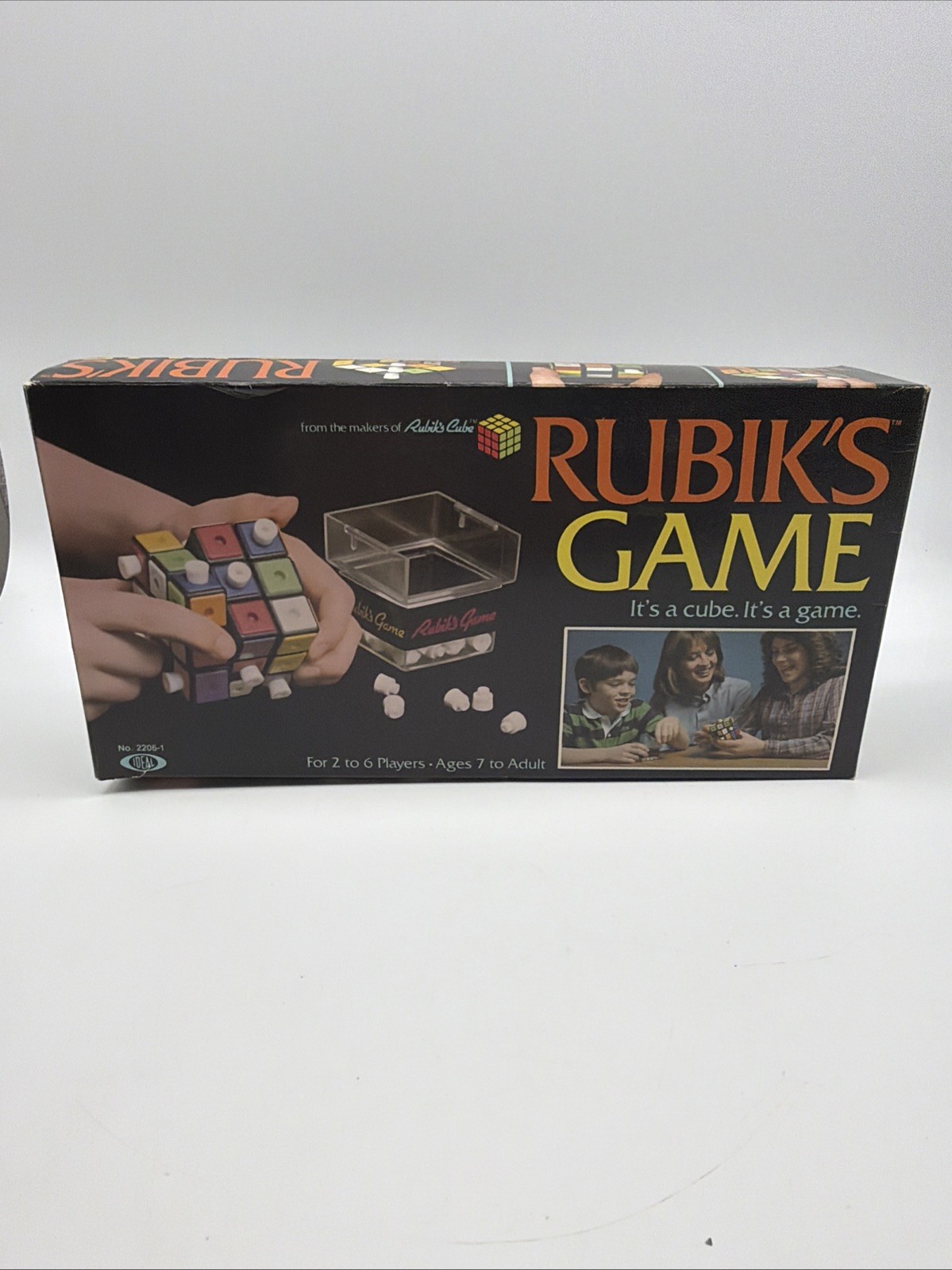 Vintage 1982 Ideal Corp RUBIK’S GAME Peg Toy Complete: Cube, Original Box, Rules