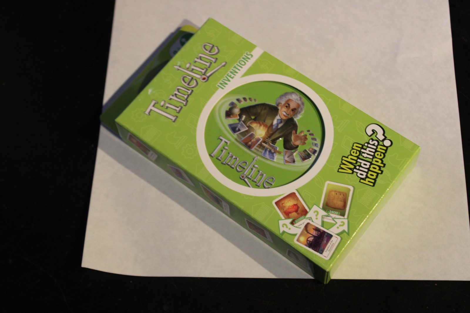 Timeline Inventions Card Game Zygomatic Asmodee Frederic Henry Round Tin NEW