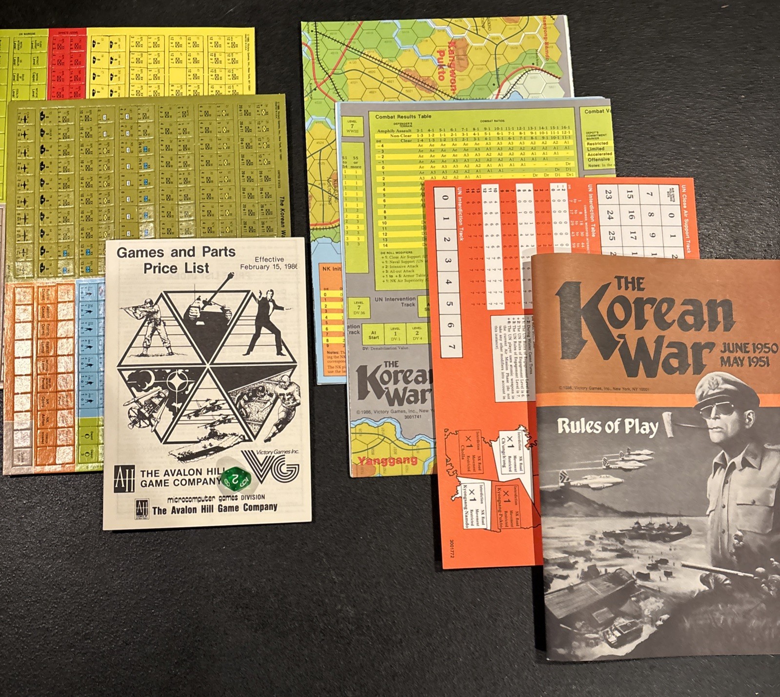 THE KOREAN WAR – VICTORY GAMES – UNPUNCHED, 30017,