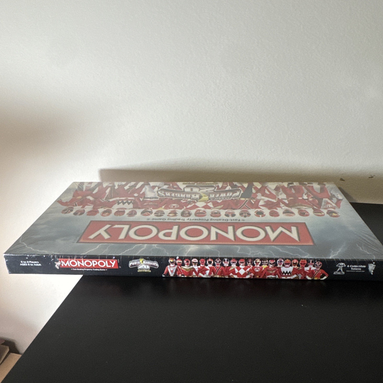 Power Rangers Monopoly Game 20th Anniversary Rare Hasbro Red Ranger Edition