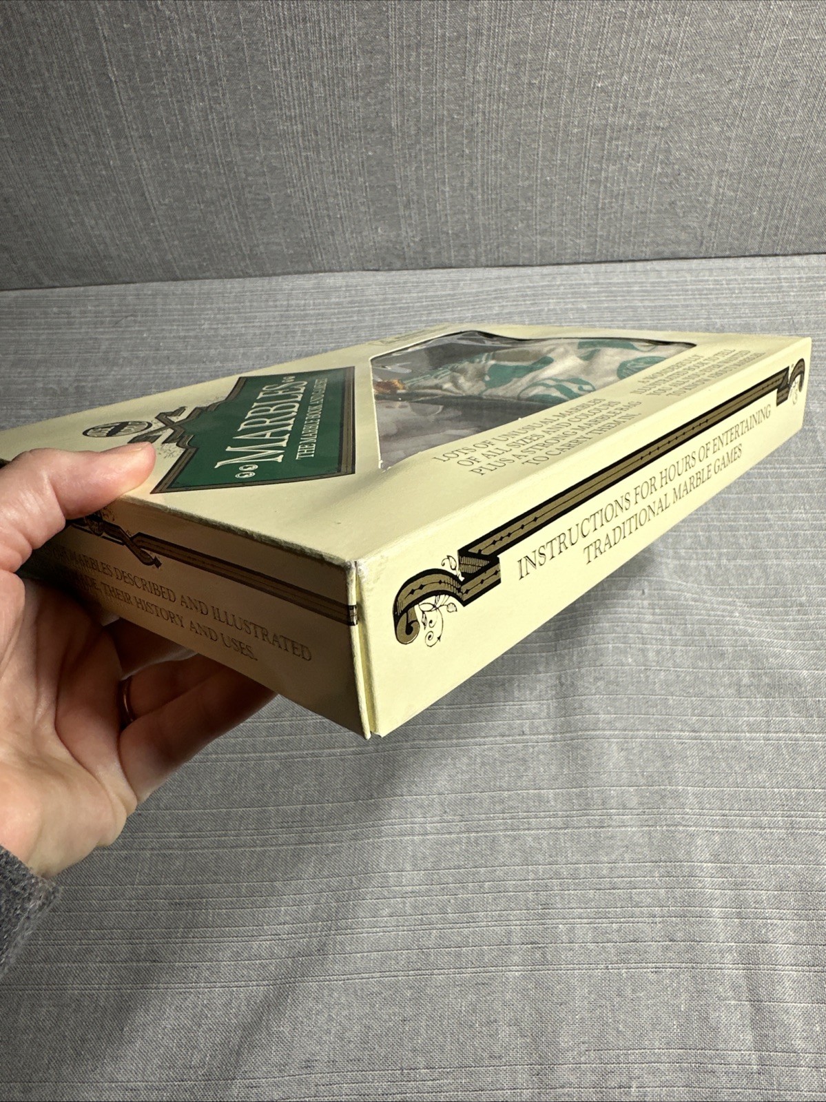 Vintage Marbles Original “Marble Book & Game Set” House of Marbles Opened