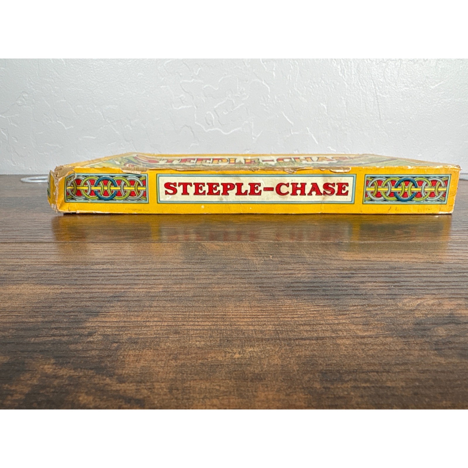 Vintage Harlesden Series Steeple-Chase Board Game Made in England Horse Racing
