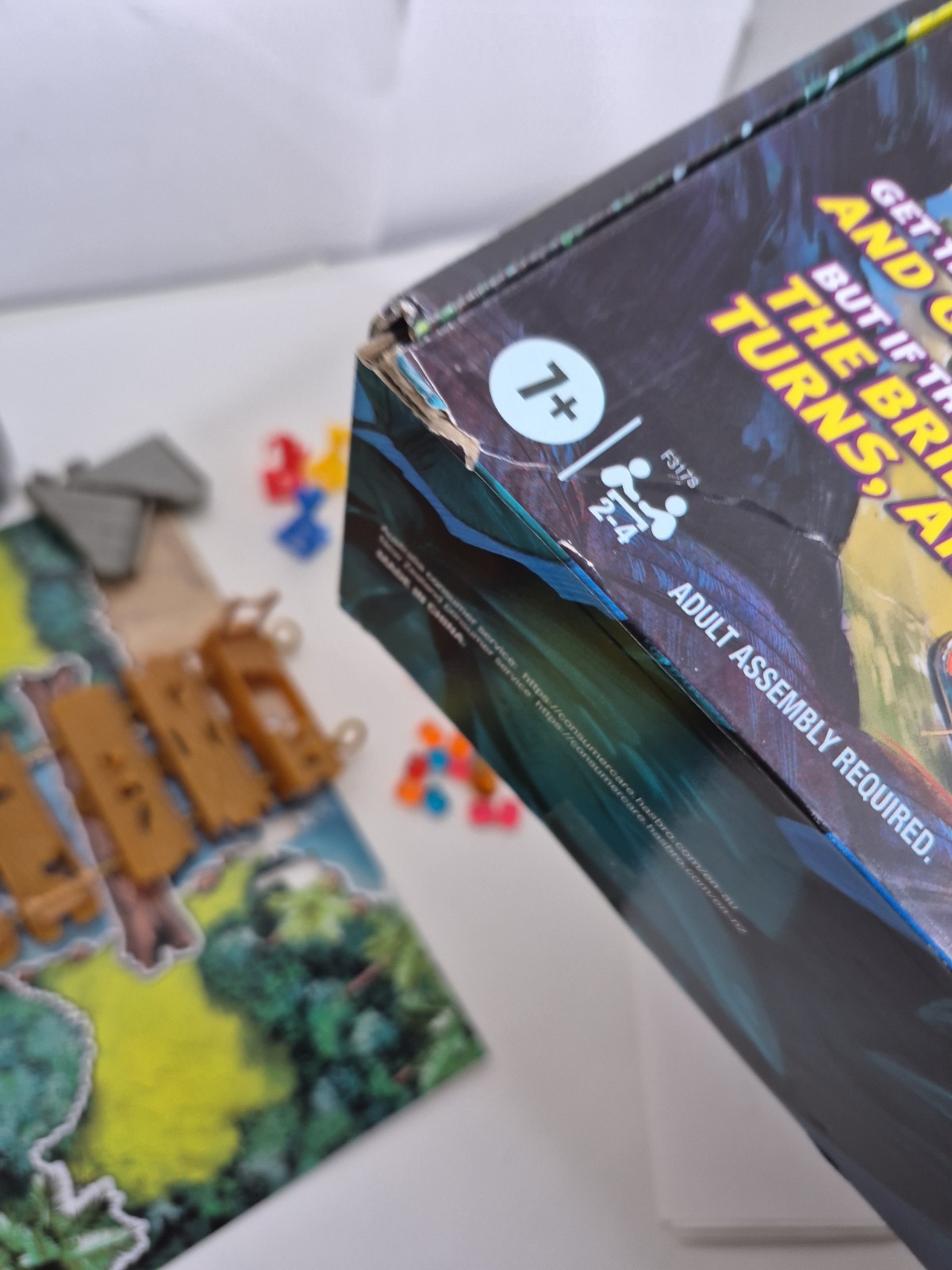 Hasbro Forbidden Bridge Board Game 2021 Complete But Some Replacement Parts READ