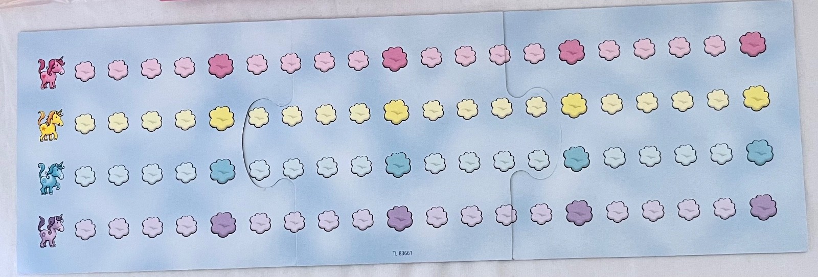 260032 Toy HABA 301256 UNICORN GLITTERLUCH CLOUD CRYSTALS Game EUC
