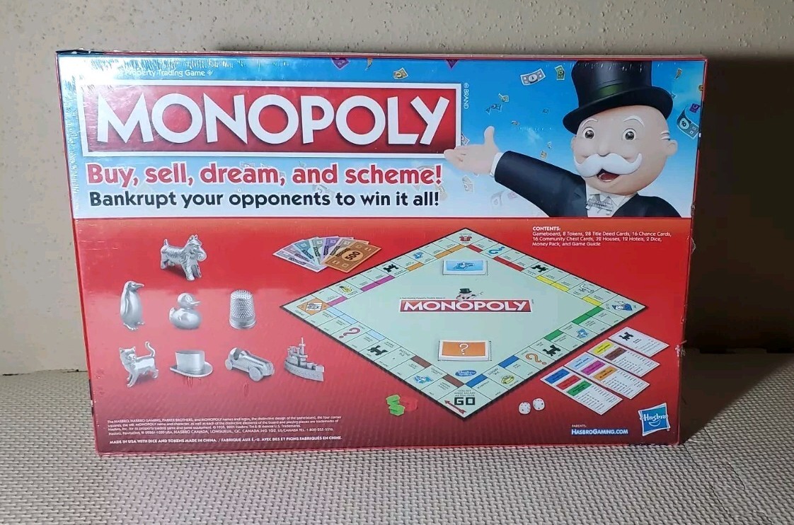 New Factory Sealed Original Genuine Hasbro Monopoly Classic Game Edition