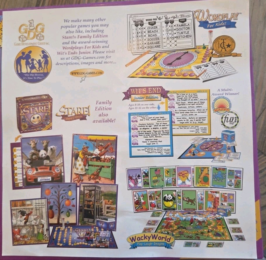 Stare! Junior Board Game Second Edition – Multi-Award Winner – Complete
