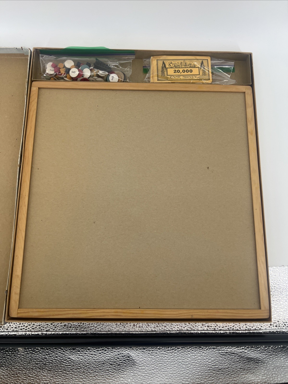 Vintage Gusher Board Game Carrom Industries, Inc. Oil Drilling Game 1940