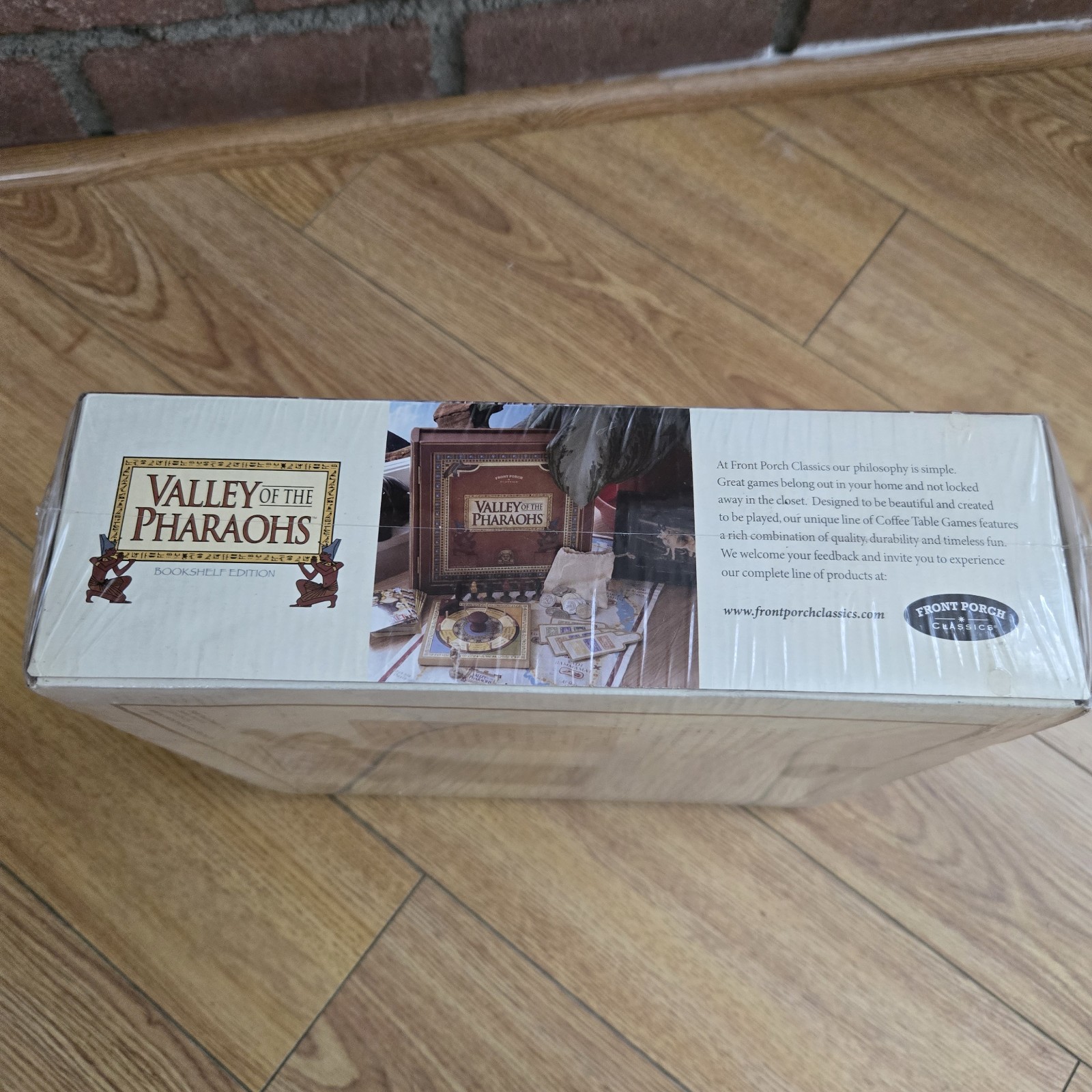 SEALED: Valley Of The Pharaohs Bookshelf Edition Front Porch Classics Wood Box